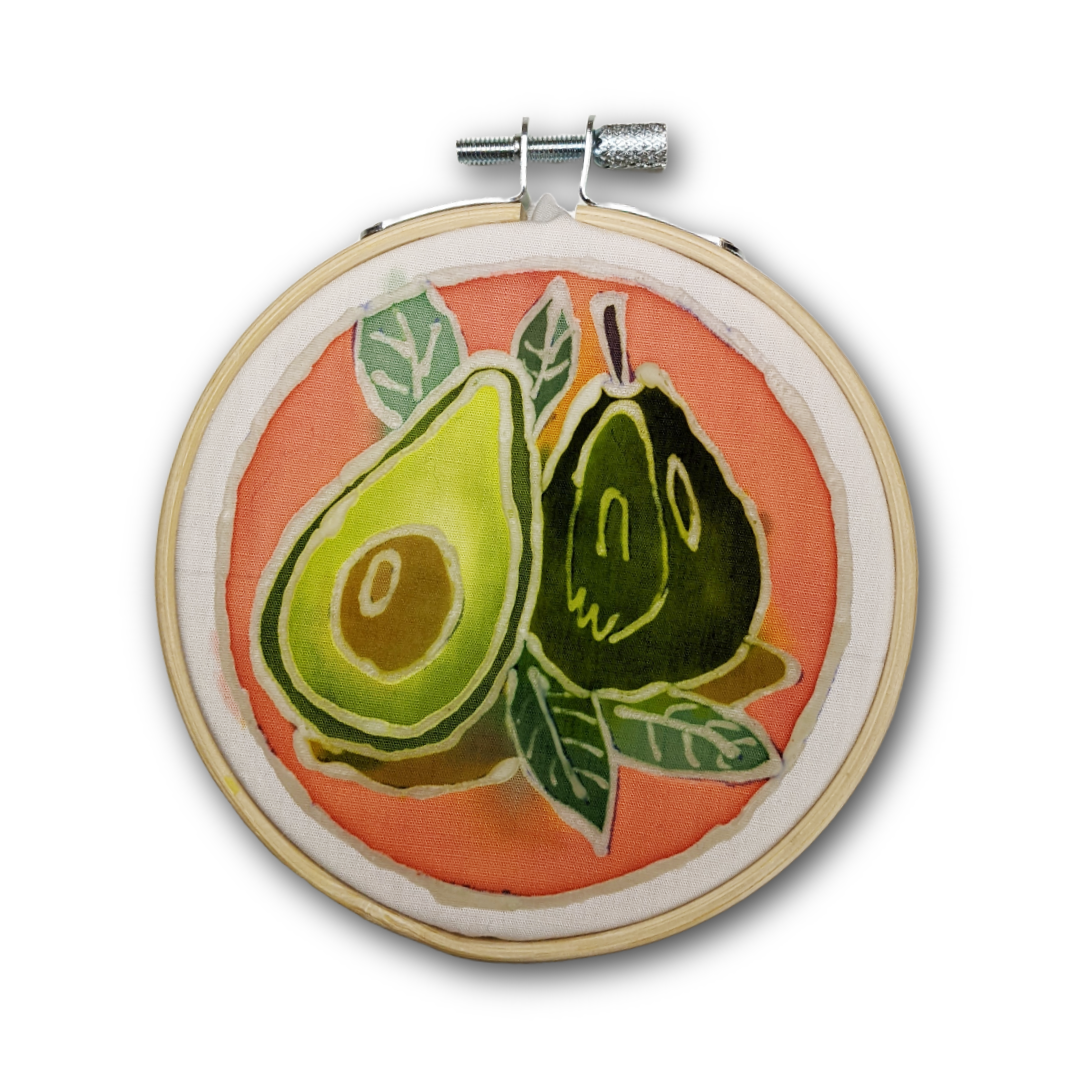 Weekend Brunch Mini Batik Bundle – 4 Food-Inspired 4" Hoop Designs
