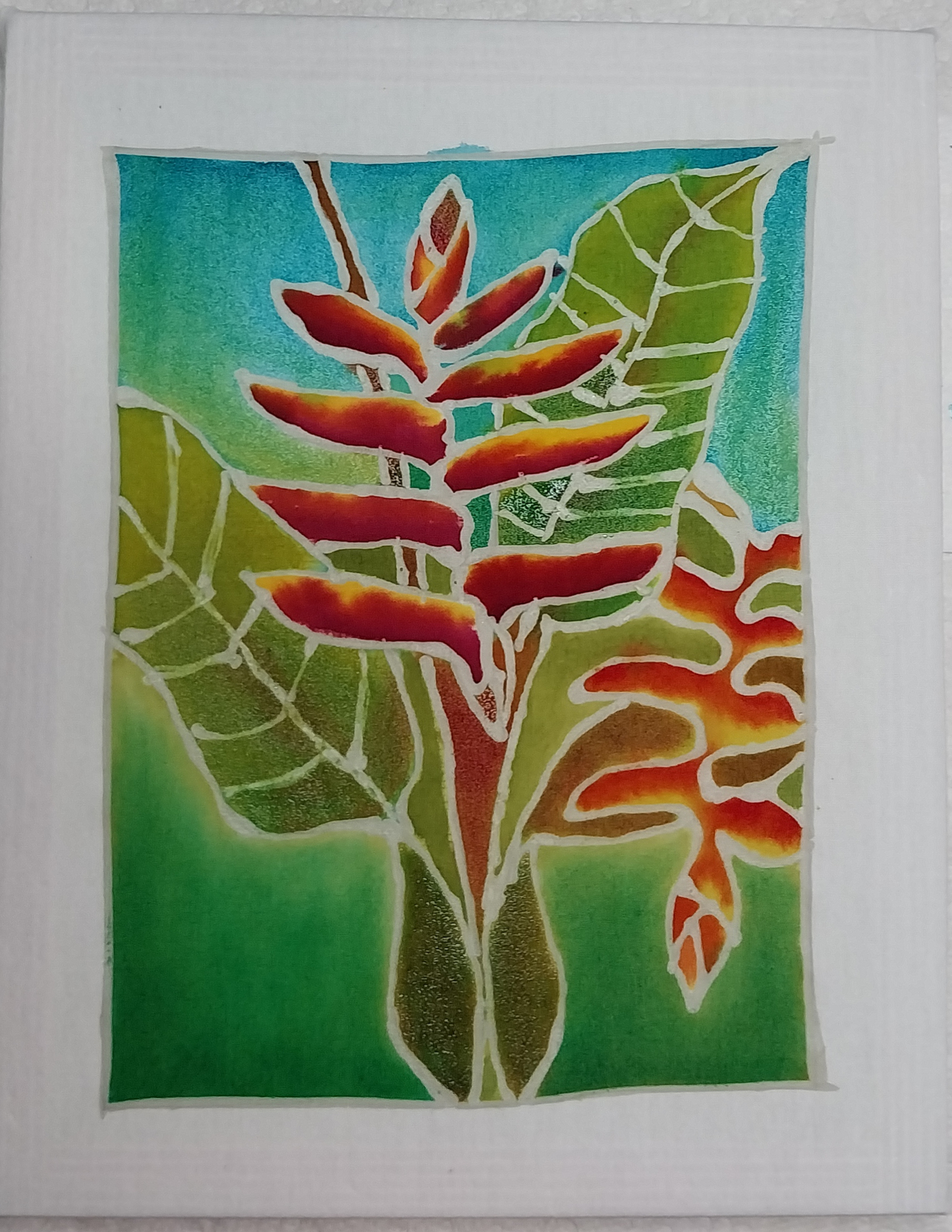 DIY Batik Painting Kit Birds of Paradise