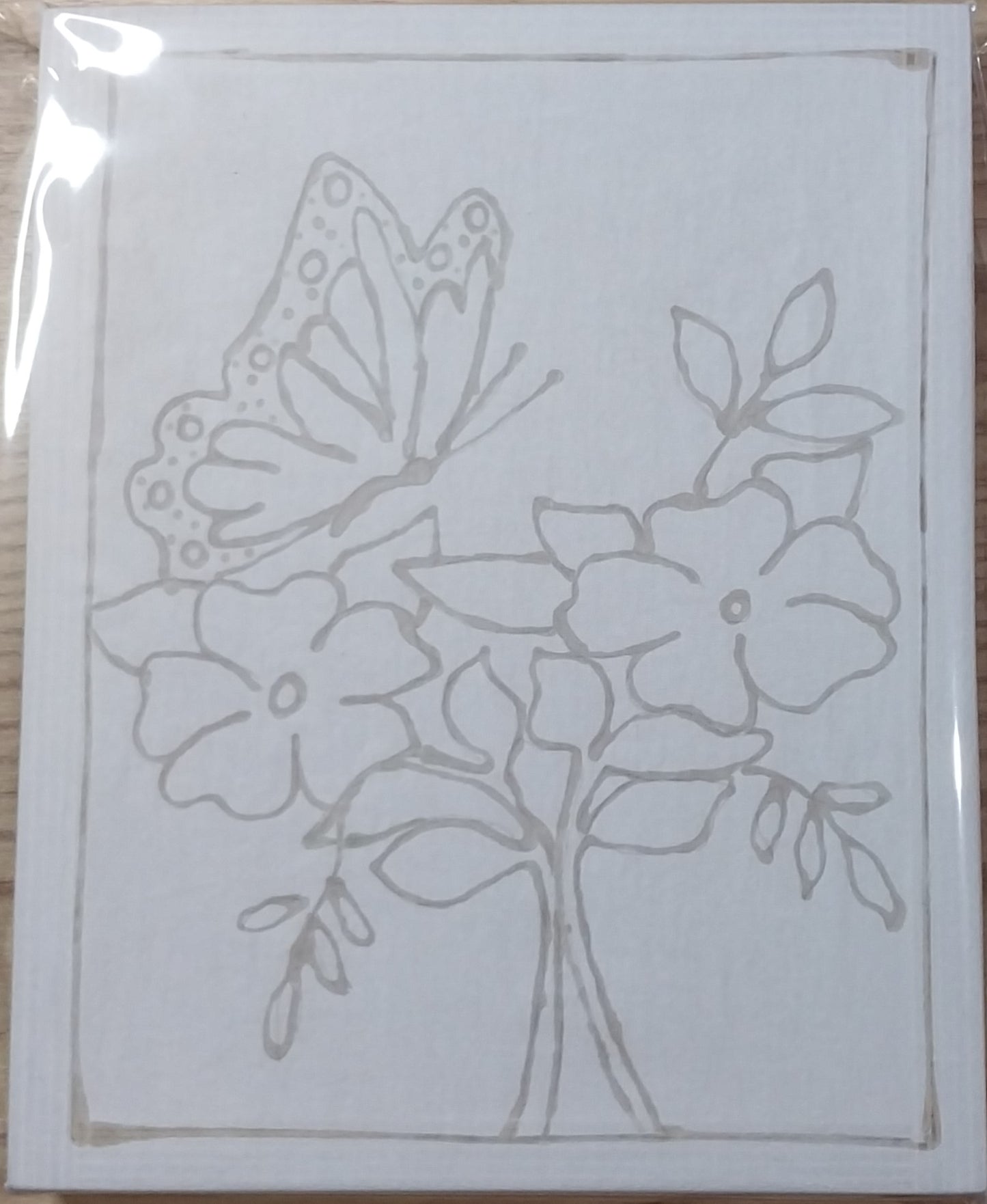DIY Batik Painting Kit Butterfly Garden