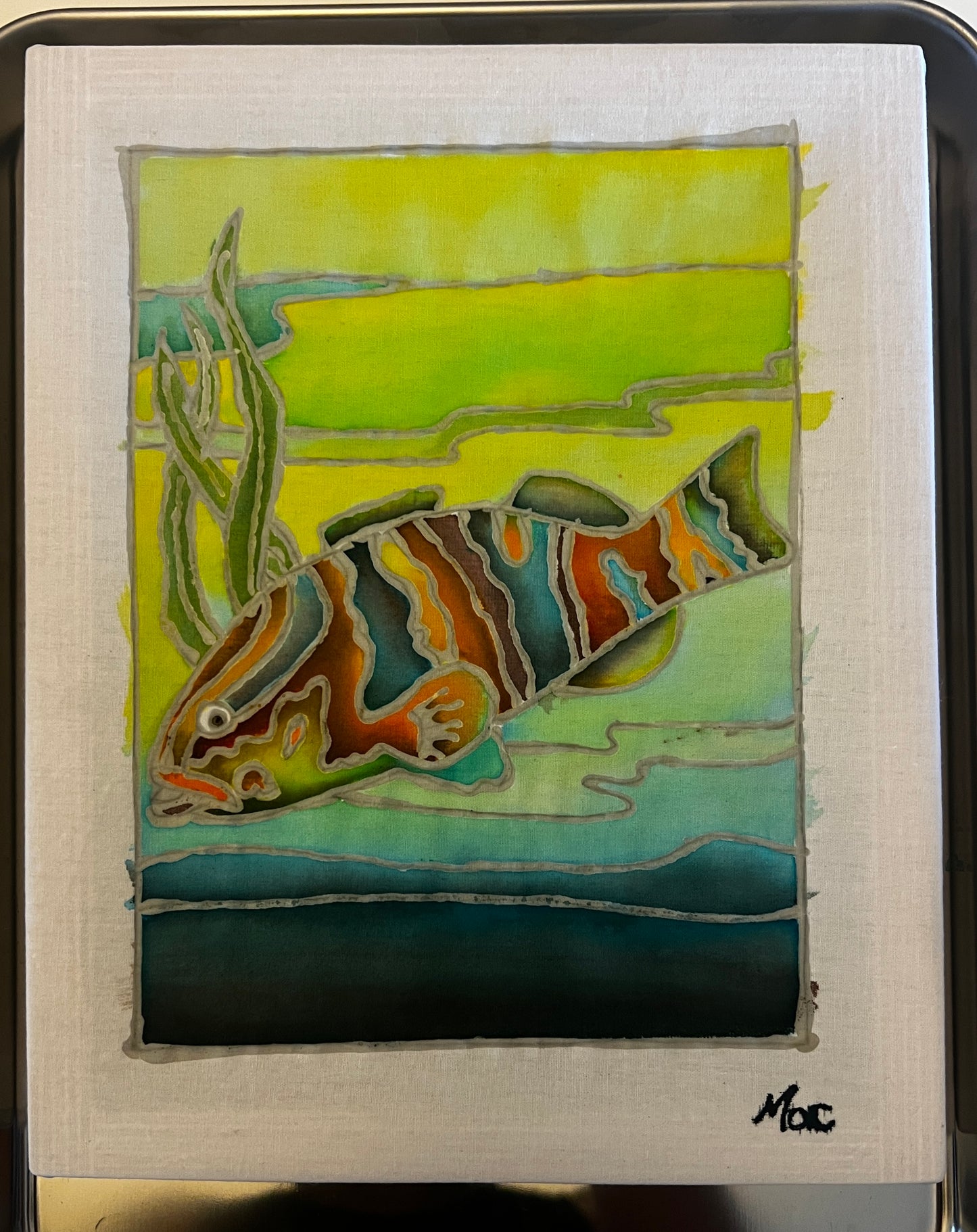 DIY Batik Painting Kit Fish