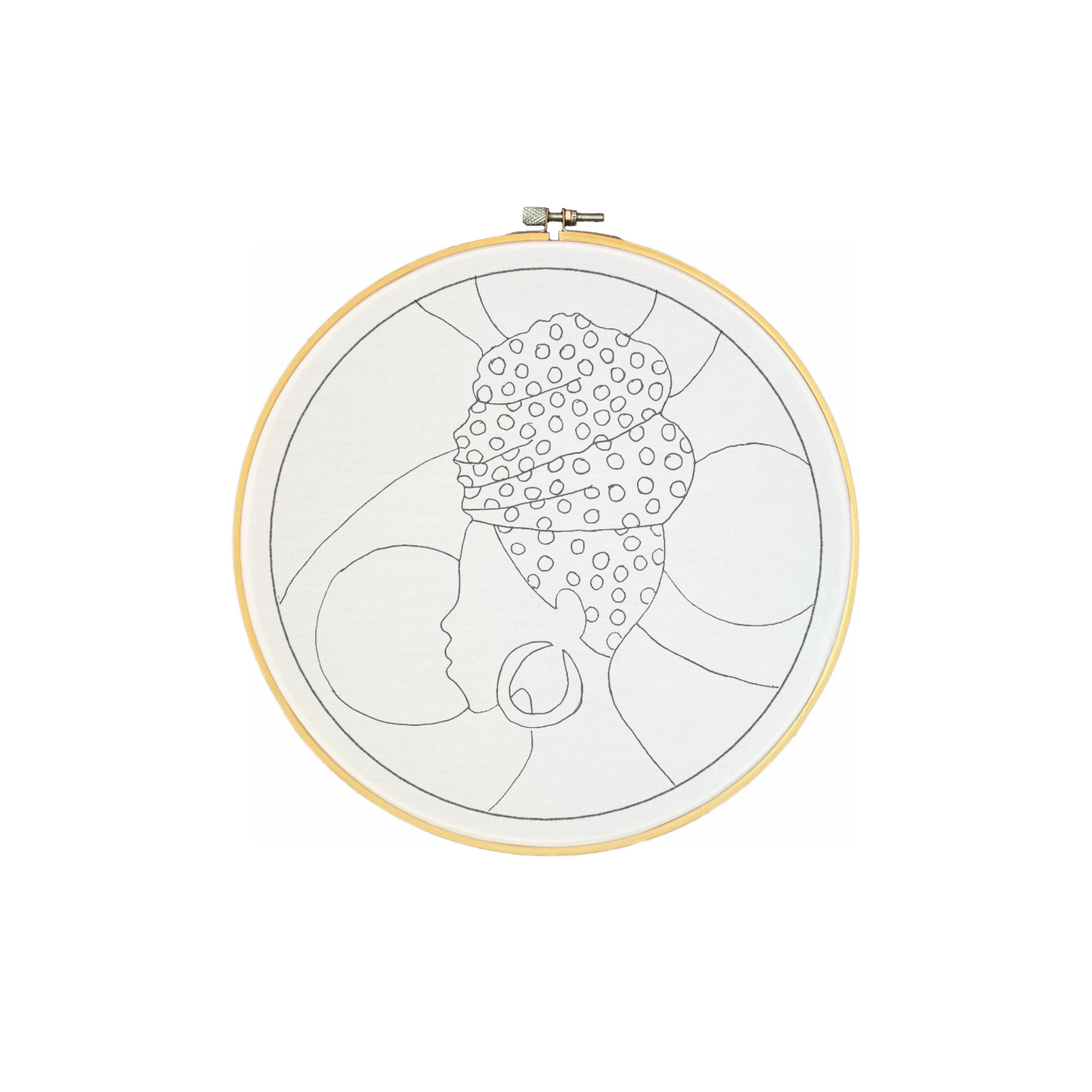 Batik Painting Kit - Headwrap (Hoop)