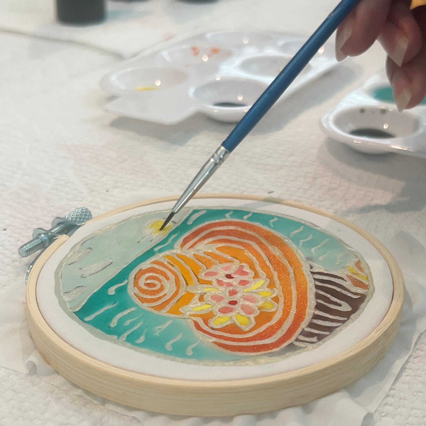 Summer Days Mini Batik Bundle – Set of 4 Sunny 4" Hoop Designs