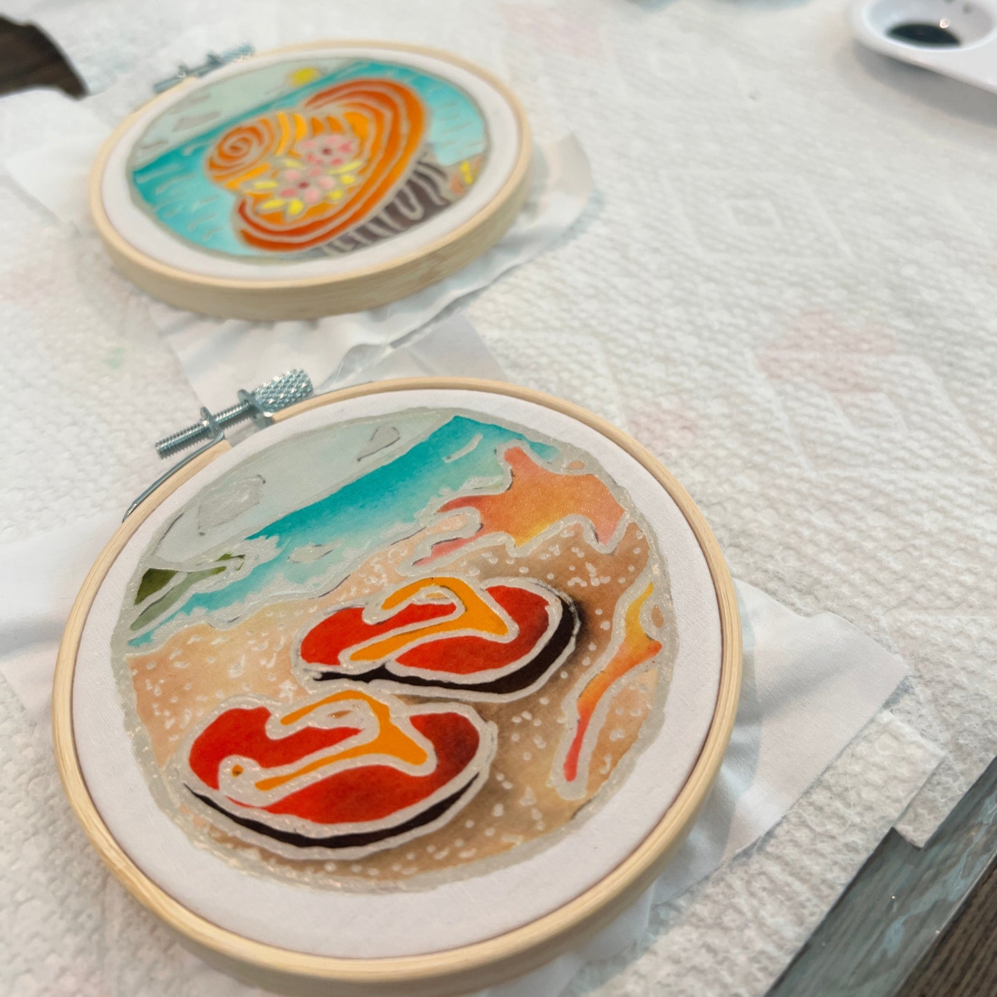 Summer Days Mini Batik Bundle – Set of 4 Sunny 4" Hoop Designs