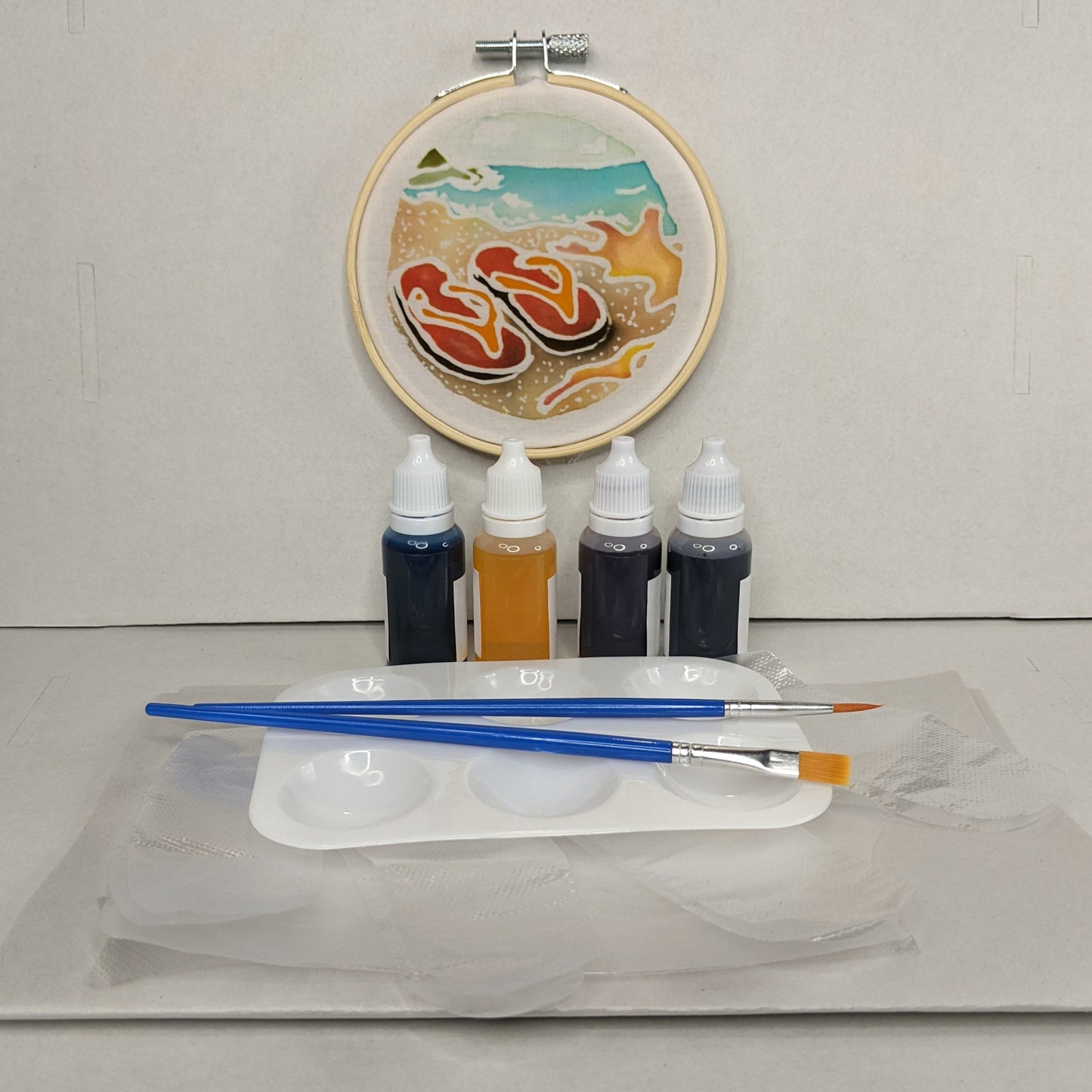 Summer Days Mini Batik Bundle – Set of 4 Sunny 4" Hoop Designs