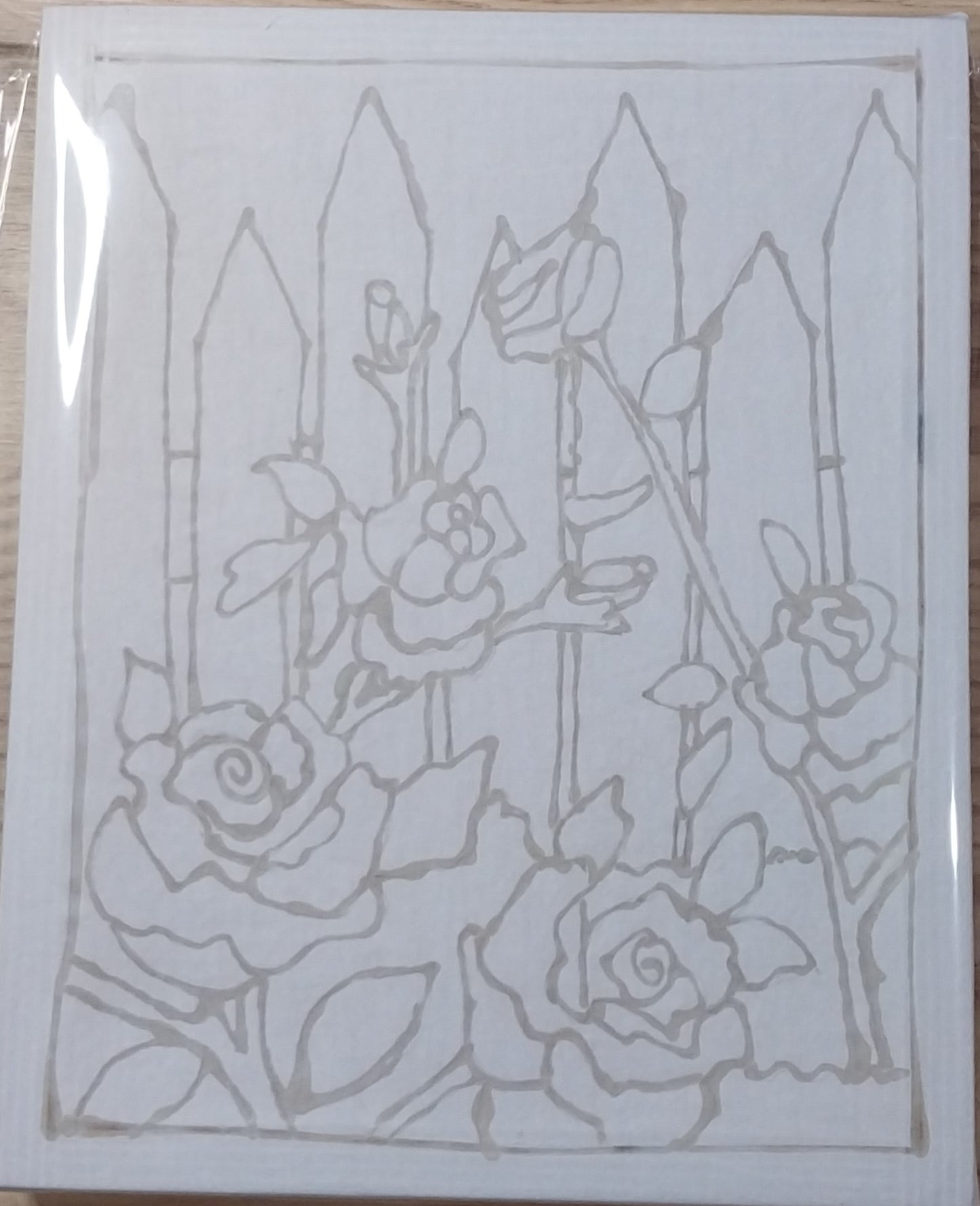 DIY Batik Painting Kit Rose Garden