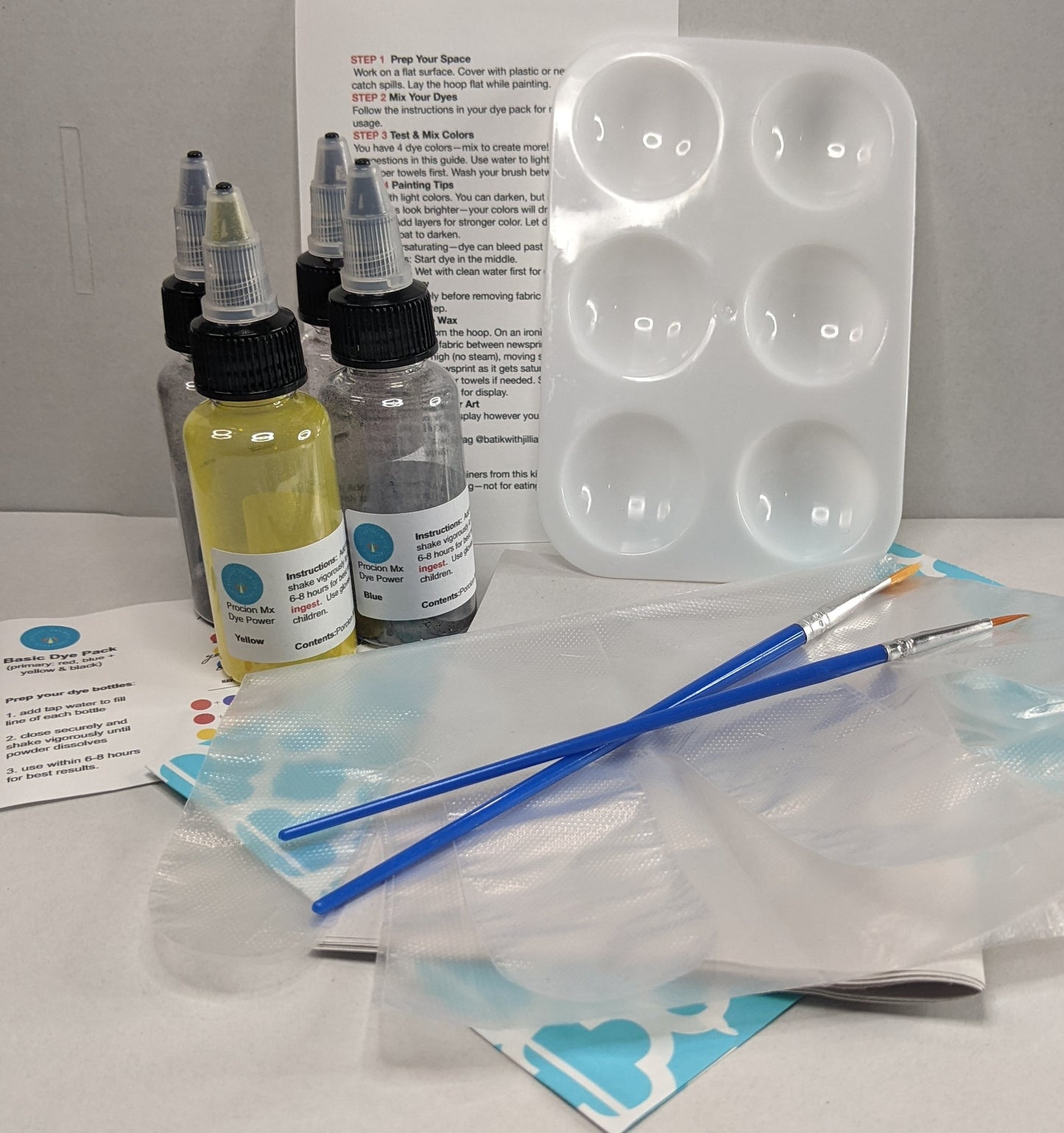 Tools & Supply Pack – For Mini Batik Hoop Add-Ons