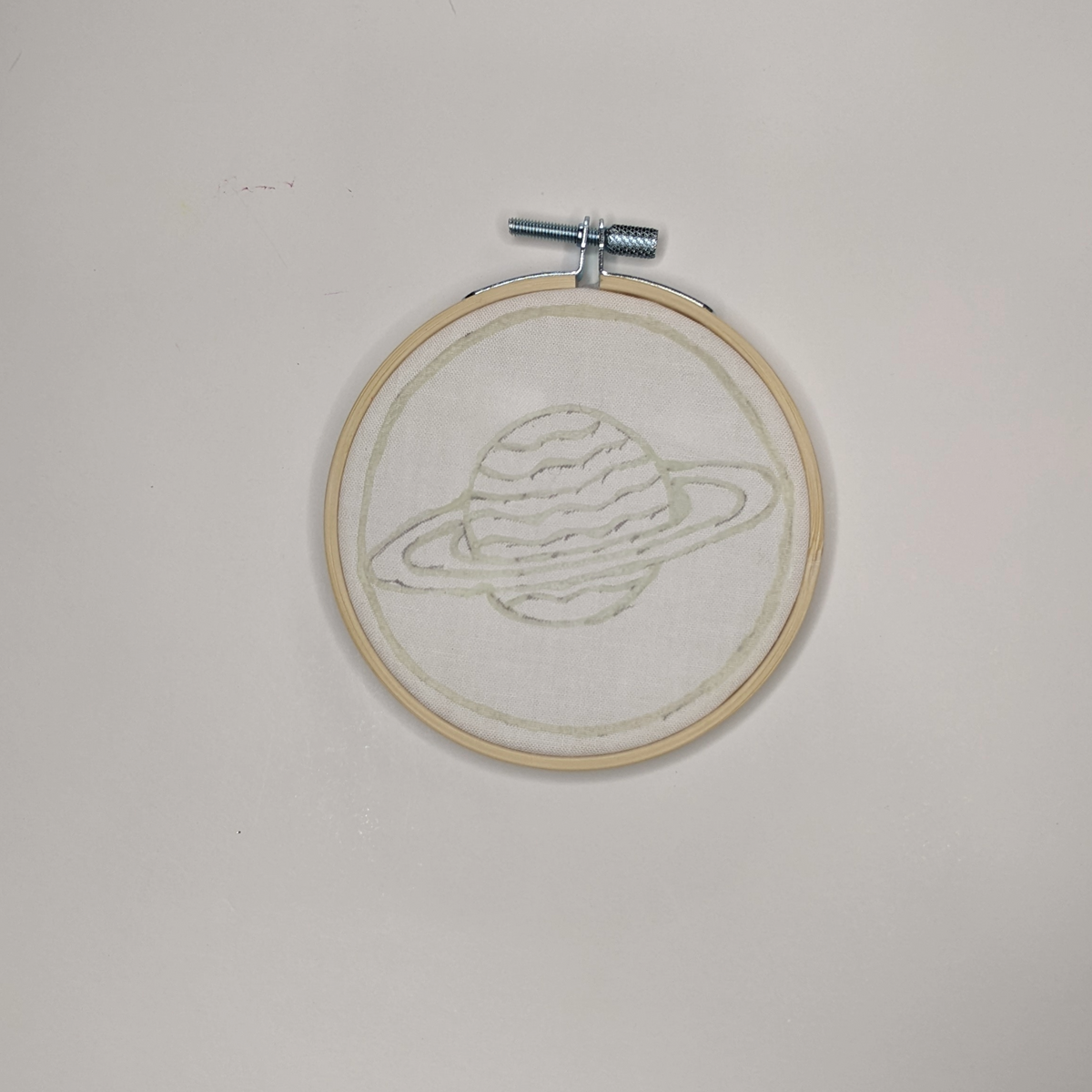 Solar System & Saturn Batik Painting Kit – DIY Fabric Art Craft Kit (6” + 4” Hoops) | Handcrafted Batik Painting Experience