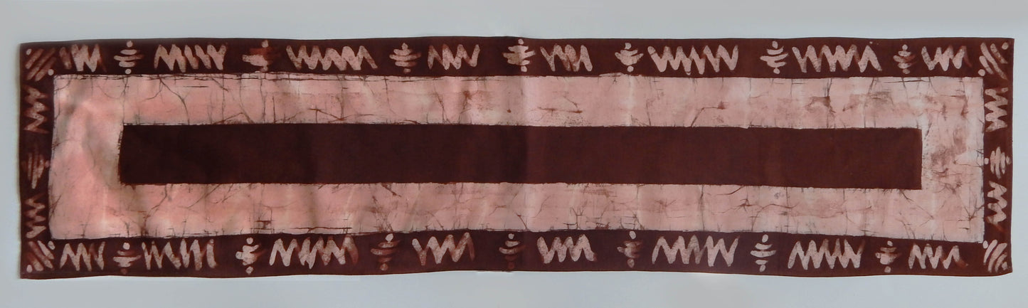 Chocolate Apricot Table Runner