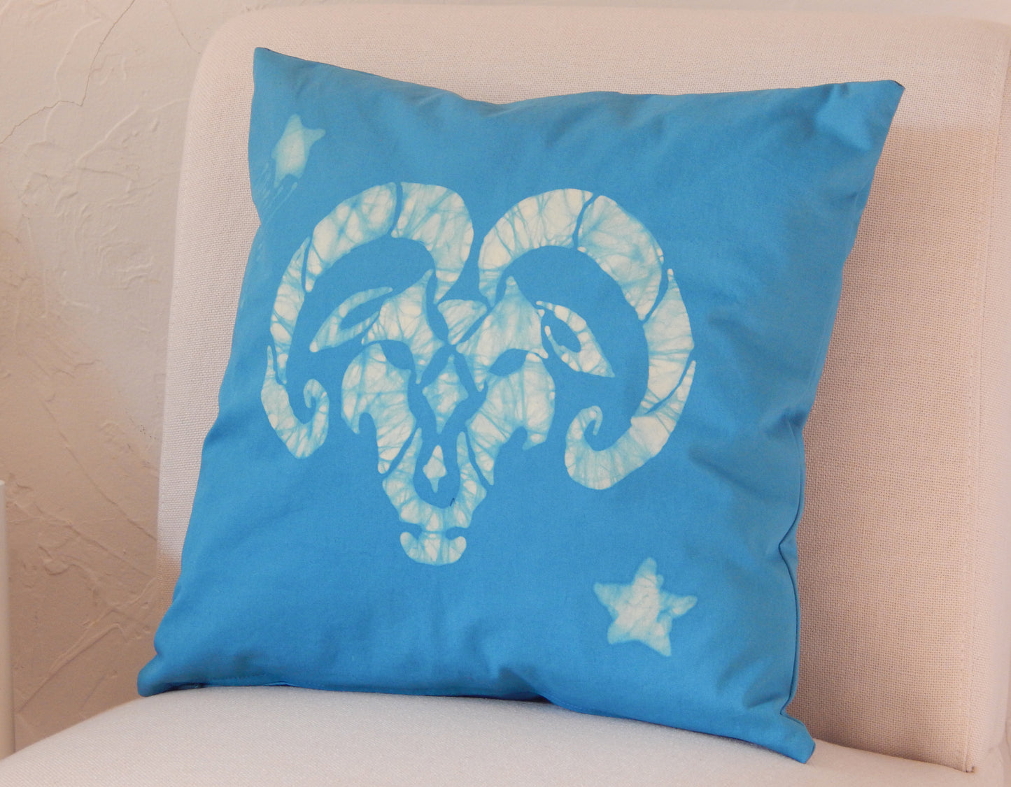 Aries Zodiac Throw Pillow