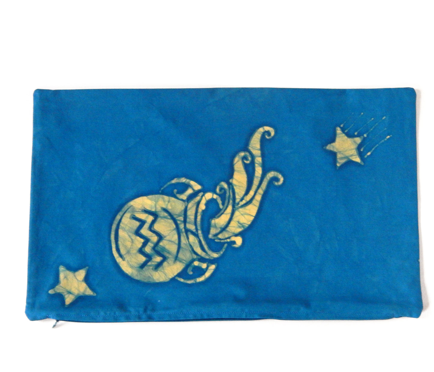 Aquarius Zodiac Throw Pillow