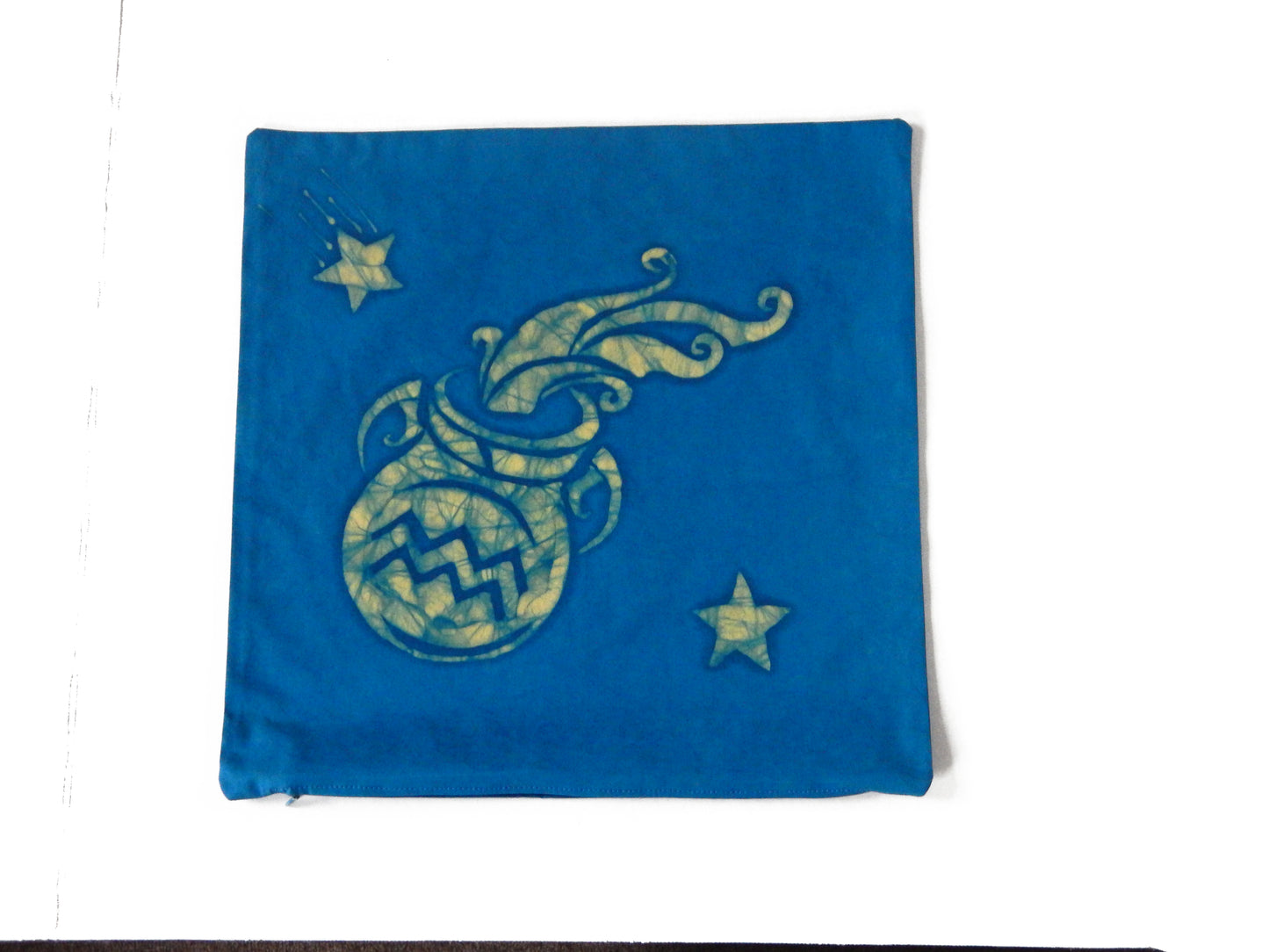 Aquarius Zodiac Throw Pillow