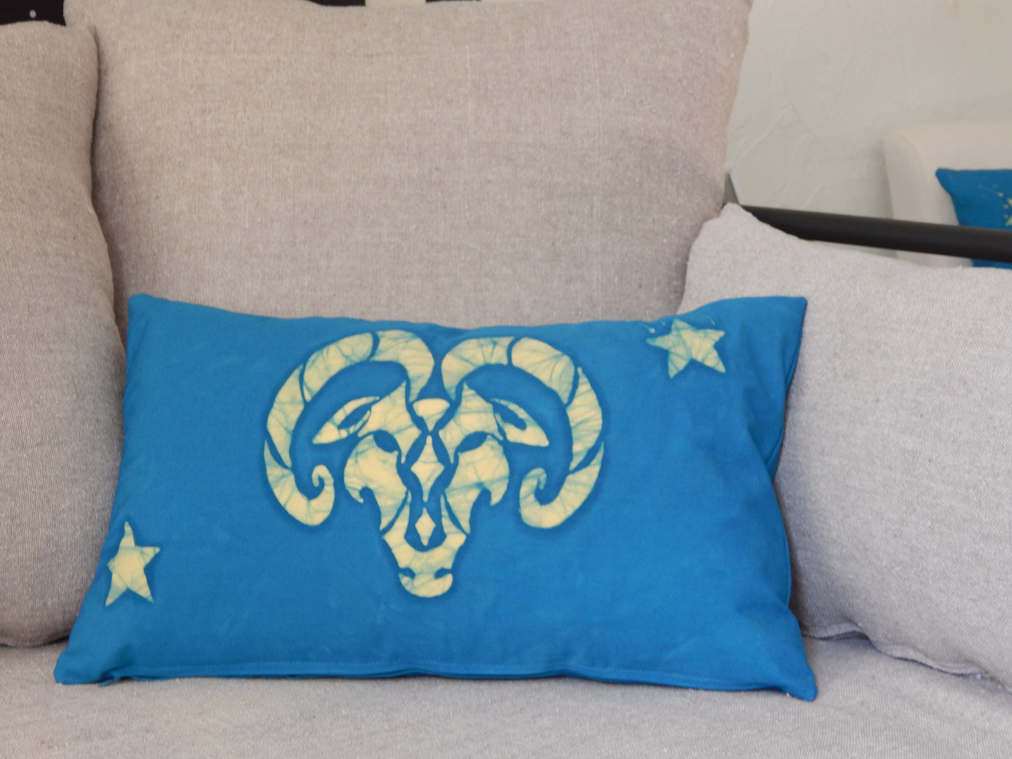 Aries Zodiac Throw Pillow