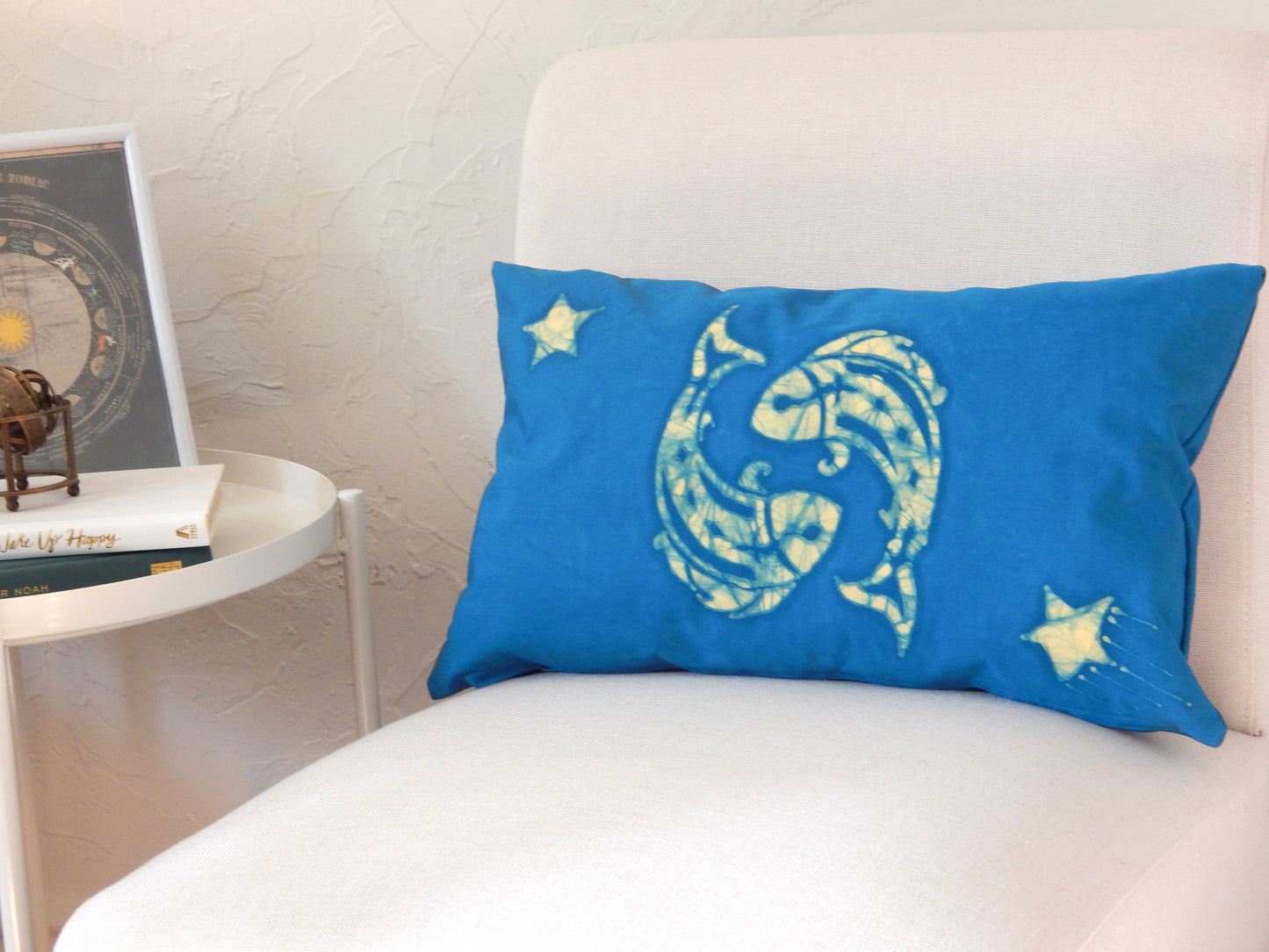 Pisces Zodiac Throw Pillow