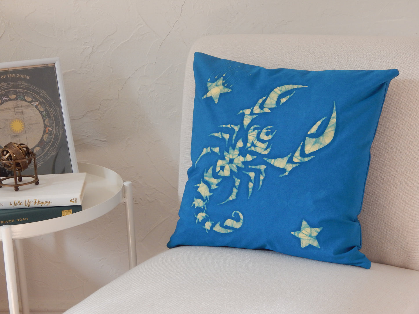Scorpio Zodiac Throw Pillow