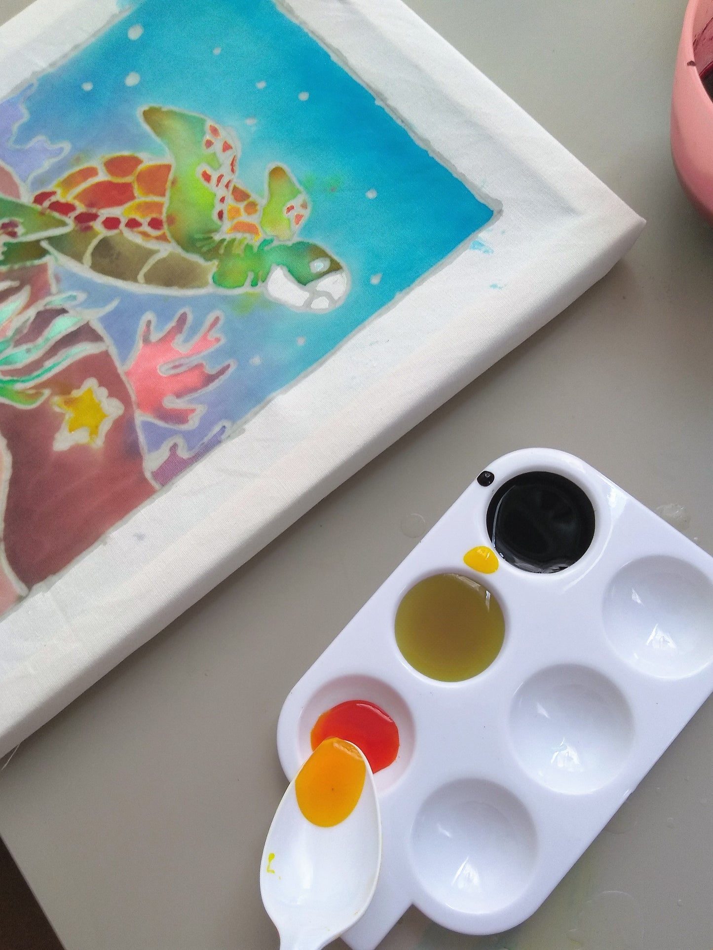 DIY Batik Painting Kit Sea Turtle