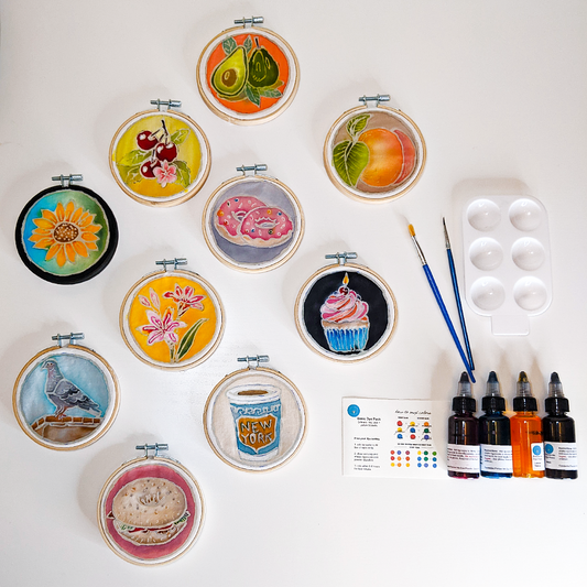 Mini Batik Painting Add-On – 4" Hoop Design Collection