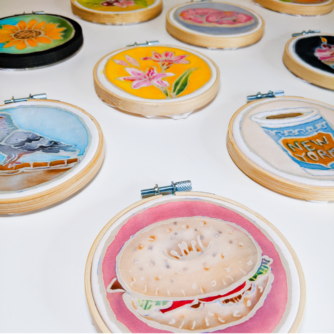 Mini Batik Painting Add-On – 4" Hoop Design Collection