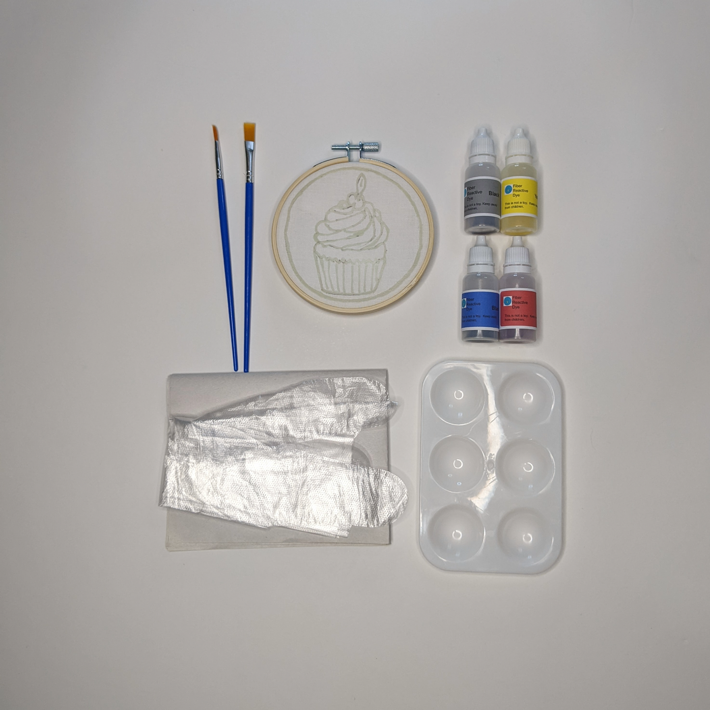 Mini Batik Painting Kits – 4" Hoop | Evergreen Collection