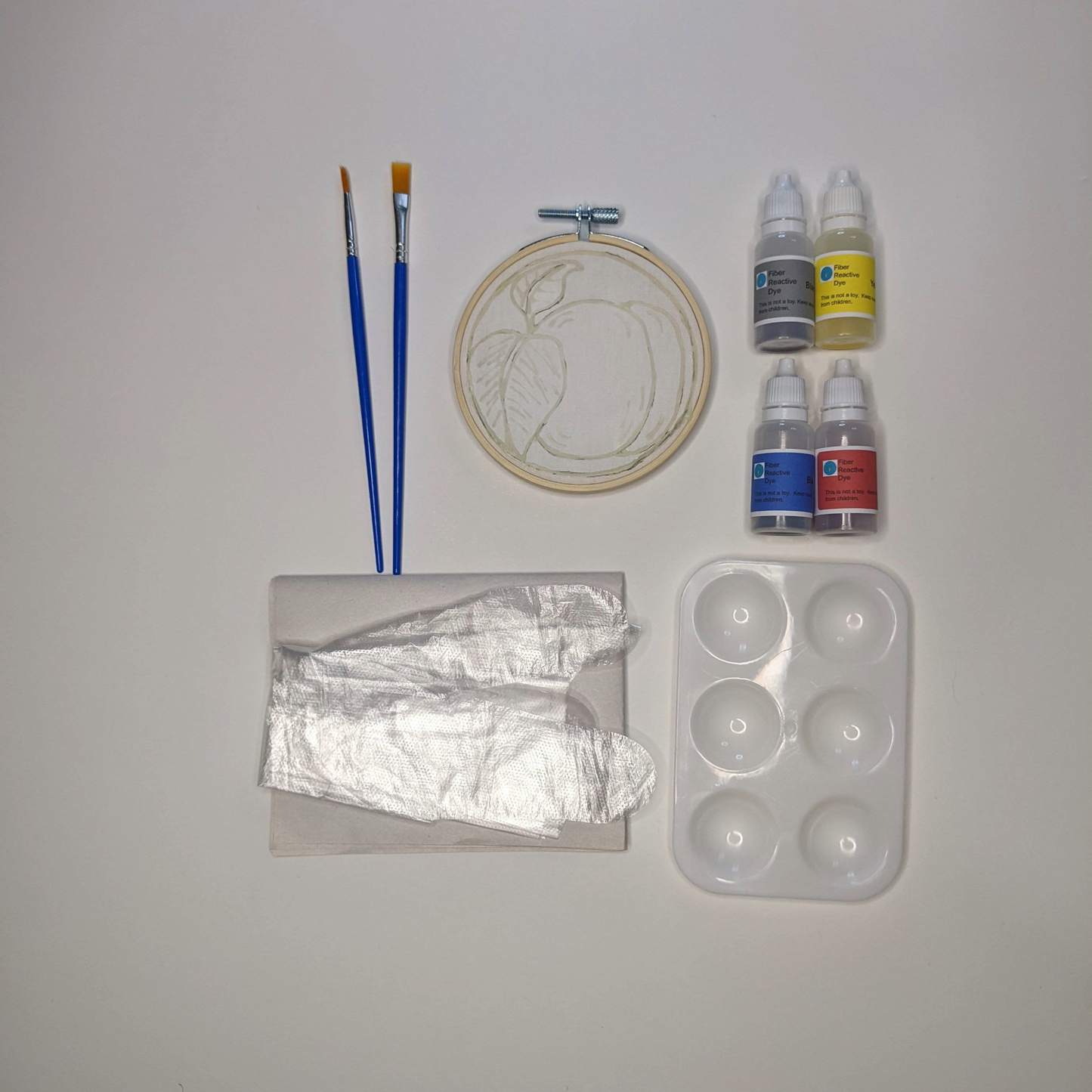 Mini Batik Painting Kits – 4" Hoop | Evergreen Collection