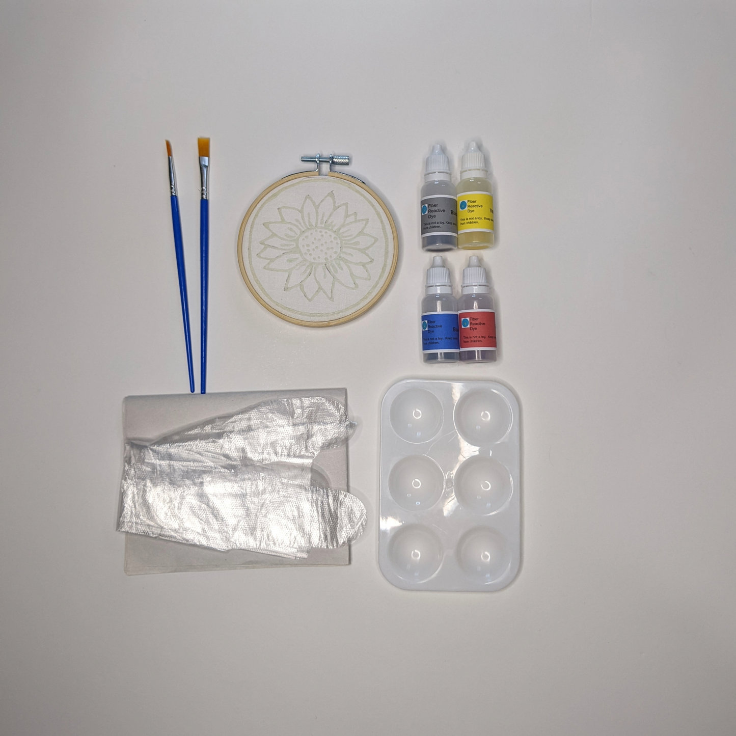 Mini Batik Painting Kits – 4" Hoop | Evergreen Collection