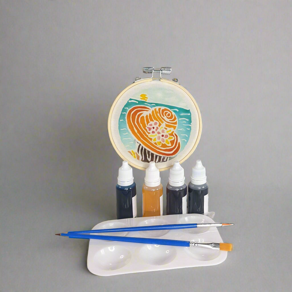 Summer Days Mini Batik Bundle – Set of 4 Sunny 4" Hoop Designs