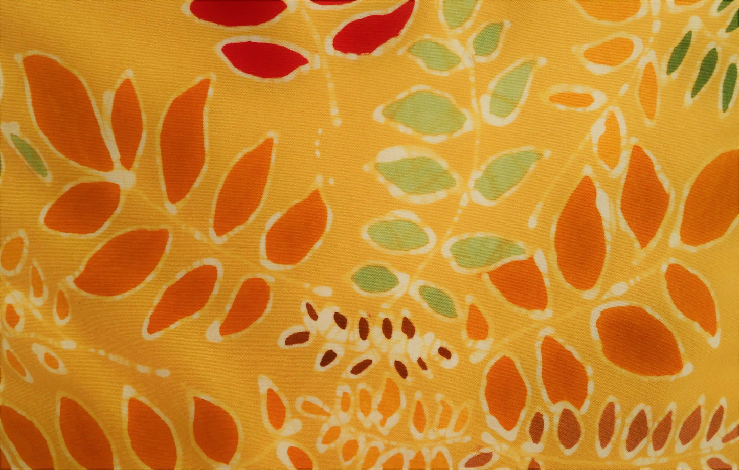 Autumn Leaves Batik Pillow Cover