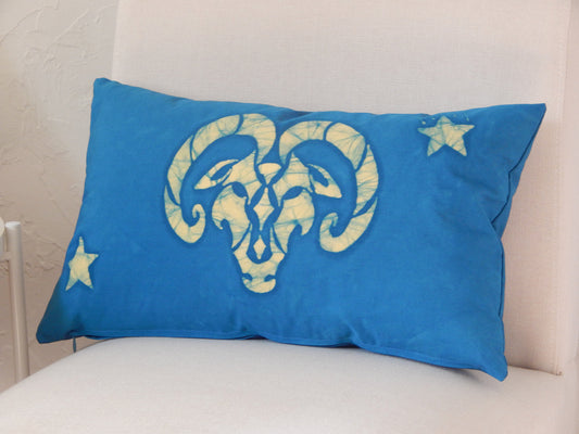 Aries Zodiac Throw Pillow