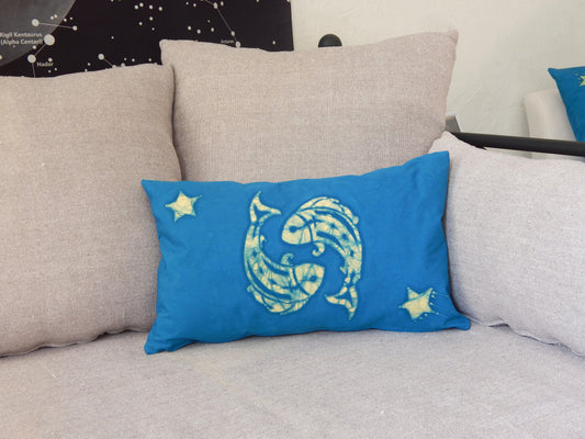Pisces Zodiac Throw Pillow