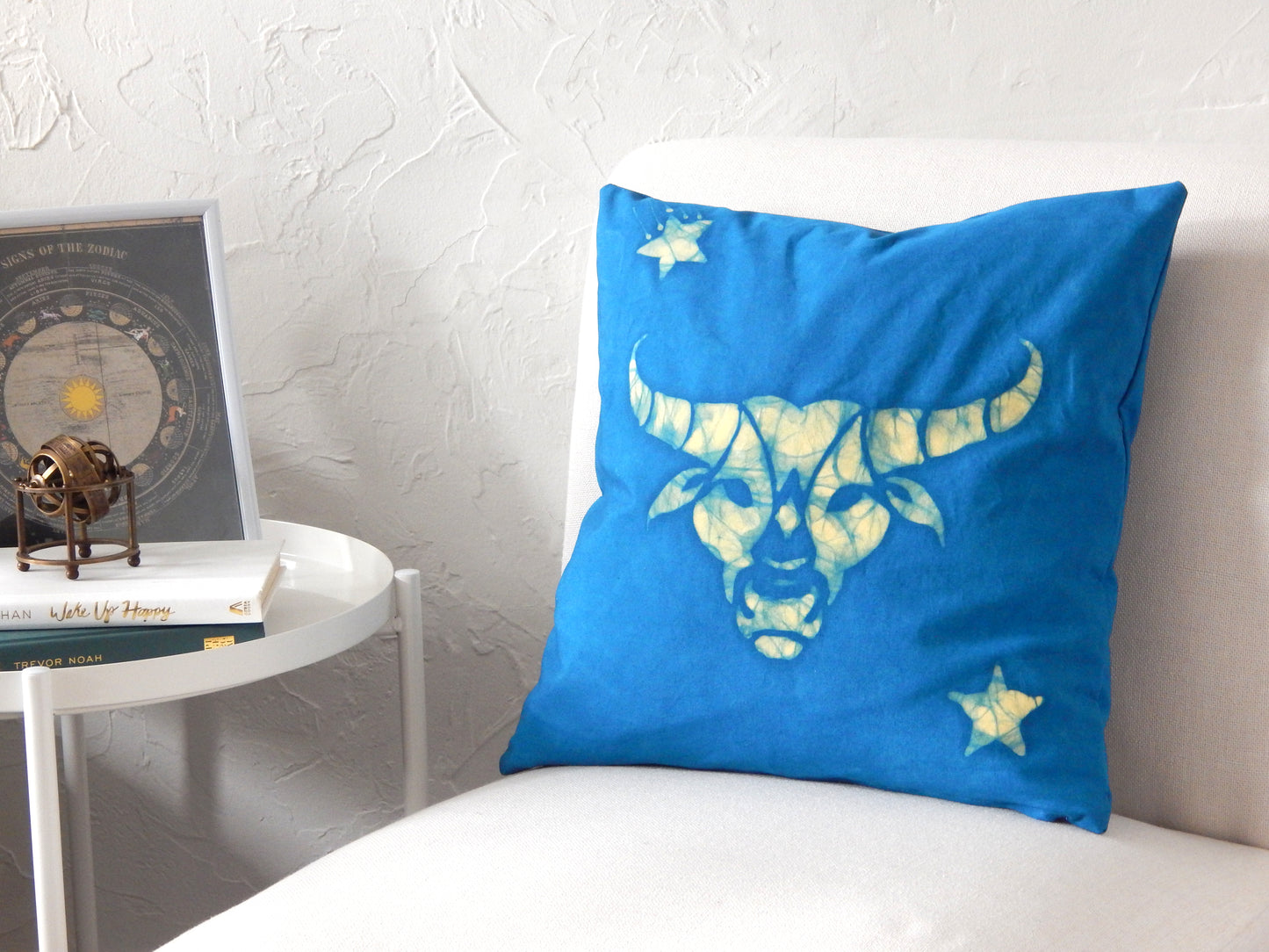 Taurus Zodiac Throw Pillow